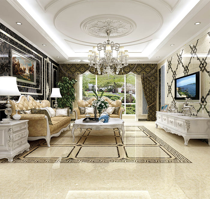 02.J9集团直营瓷砖客厅KMA98008-KMB98005成效图