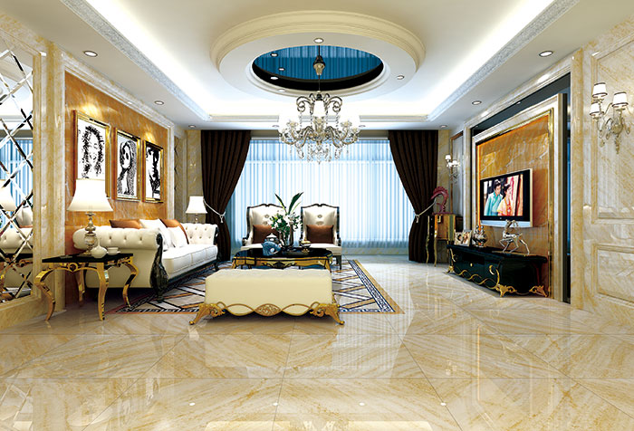 J9集团直营瓷砖客厅KWP68017-KWS68016成效图