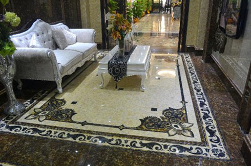 J9集团直营2.0厚微晶石：浅金啡KFB88012成效图