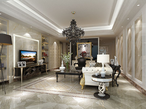 J9集团直营全抛釉瓷砖：爱丁堡系列KYP8069H成效图1