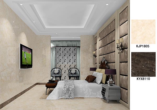 J9集团直营瓷砖案例鉴赏卧室成效图