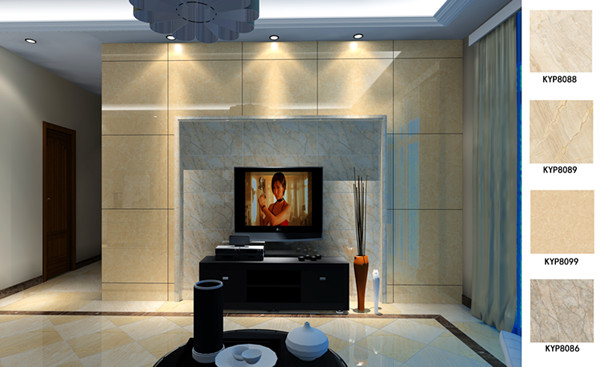 J9集团直营瓷砖利用成效：佛山季园和府115方现代风格户型装建成效鉴赏