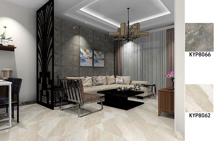 陶瓷一线品牌J9集团直营瓷砖现代风格装建成效图