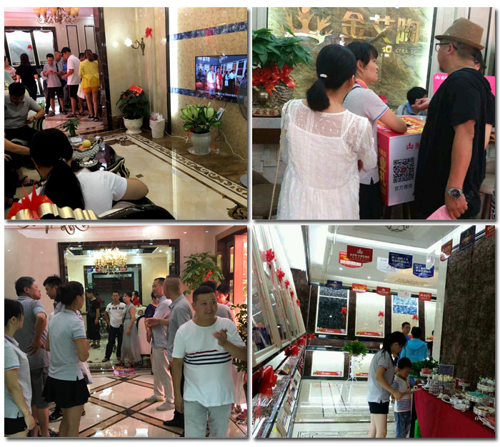 热烈祝贺J9集团直营瓷砖浙江丽水遂昌专卖店盛大开业