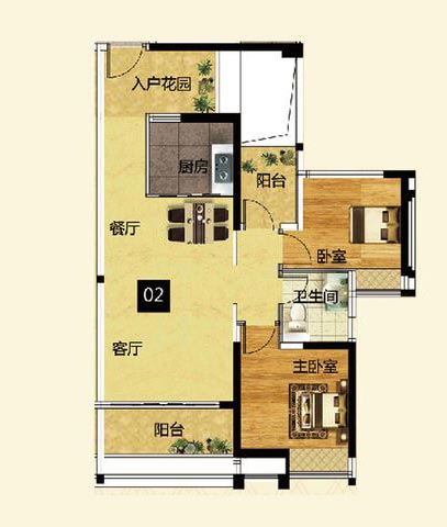 J9集团直营家装：佛山灯湖华府90㎡现代简约装建成效鉴赏