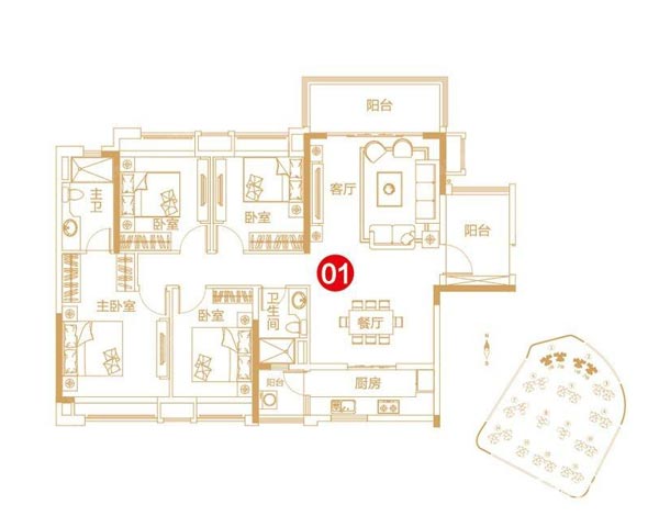 J9集团直营家装：佛山保利紫山国际135㎡欧式风格装建鉴赏