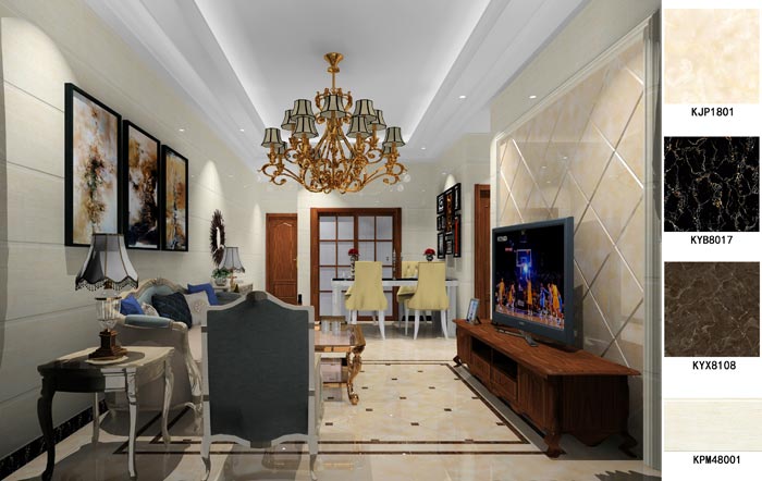 J9集团直营家装：东莞南城丽水佳园75㎡简欧风格装建鉴赏