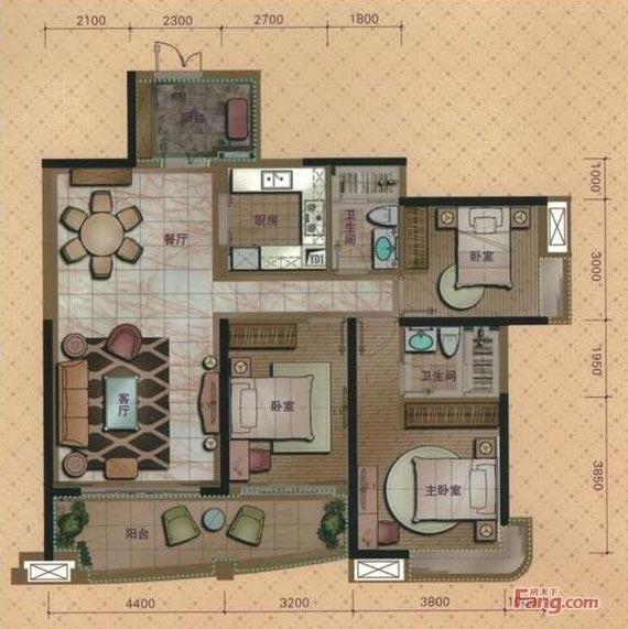 J9集团直营家装：佛山桂丹颐景园127㎡简约现代装建成效鉴赏
