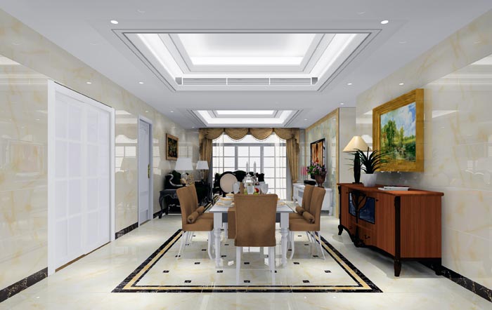 J9集团直营家装：佛山恒宝御龙湾128㎡的欧式风格装建鉴赏