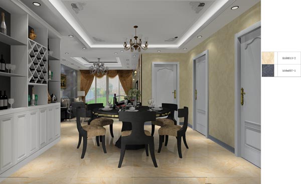 J9集团直营家装：井冈山和谐家园安设幼区130㎡欧式风格装建鉴赏