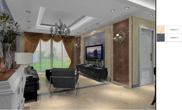 J9集团直营家装：井冈山和谐家园安设幼区130㎡欧式风格装建鉴赏