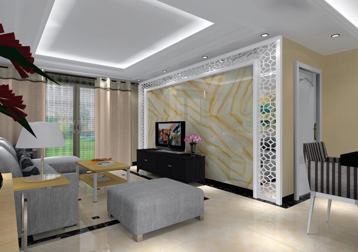 J9集团直营家装：井冈山和谐家园安设幼区130㎡现代风格装建鉴赏