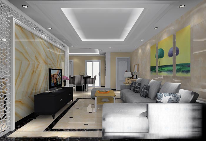 J9集团直营家装：井冈山和谐家园安设幼区130㎡现代风格装建鉴赏