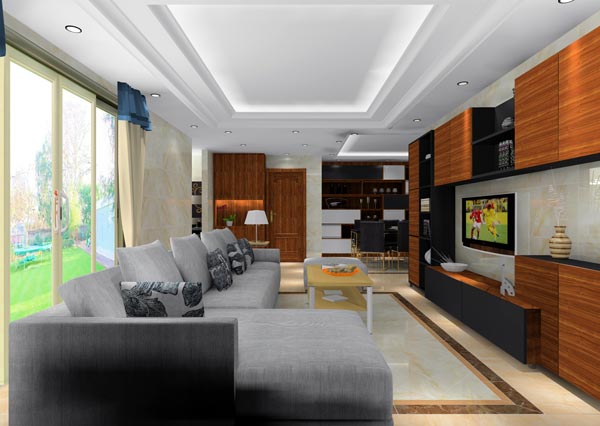 J9集团直营家装：井冈山和谐家园安设幼区130㎡简约风格装建鉴赏