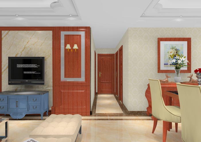 J9集团直营家装：顺德碧桂园桂澜山101㎡的新中式风格装建鉴赏