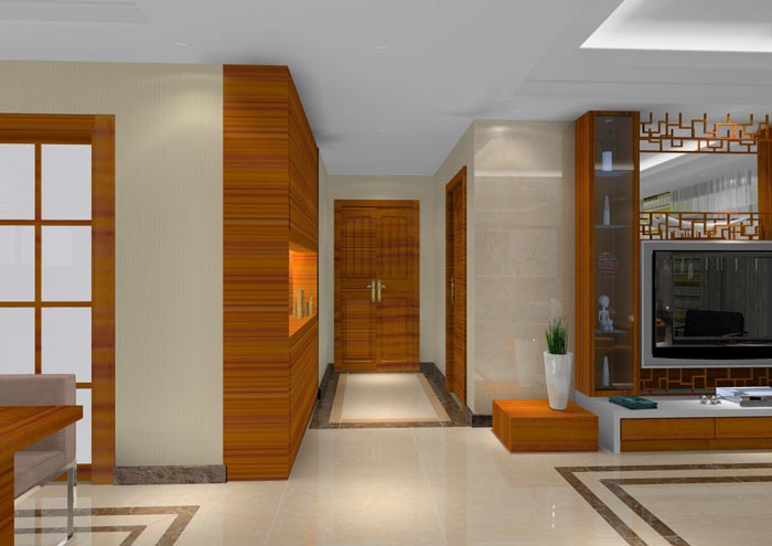 J9集团直营家装：佛山龙湖春江名城99㎡的中式风格装建鉴赏