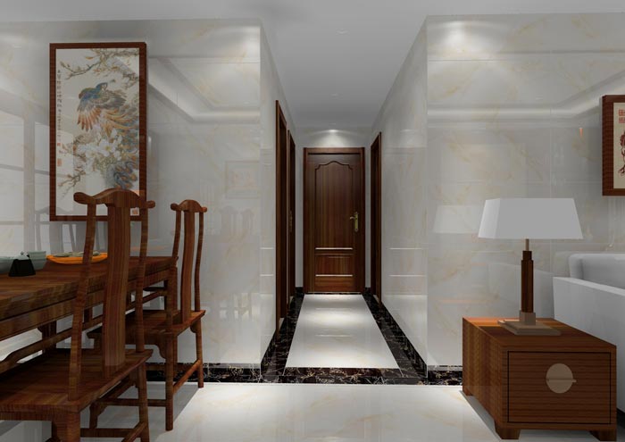 J9集团直营家装：佛山龙湖春江名城98㎡的中式风格装建鉴赏