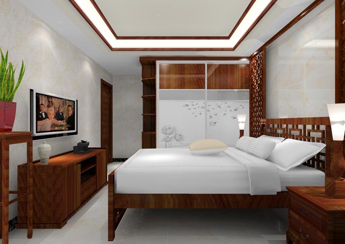 J9集团直营家装：佛山龙湖春江名城98㎡的中式风格装建鉴赏