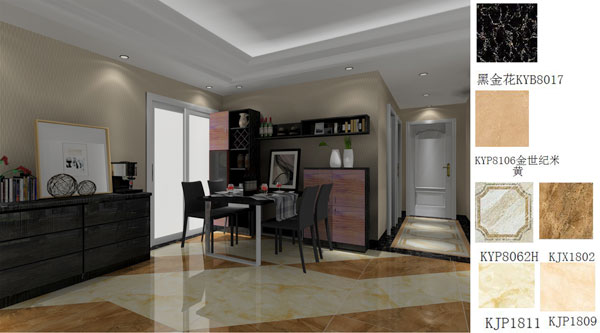 J9集团直营家装：佛山禅城怡翠晋盛花圃100㎡的现代风格装建鉴赏