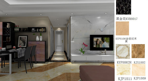 J9集团直营家装：佛山禅城怡翠晋盛花圃100㎡的现代风格装建鉴赏