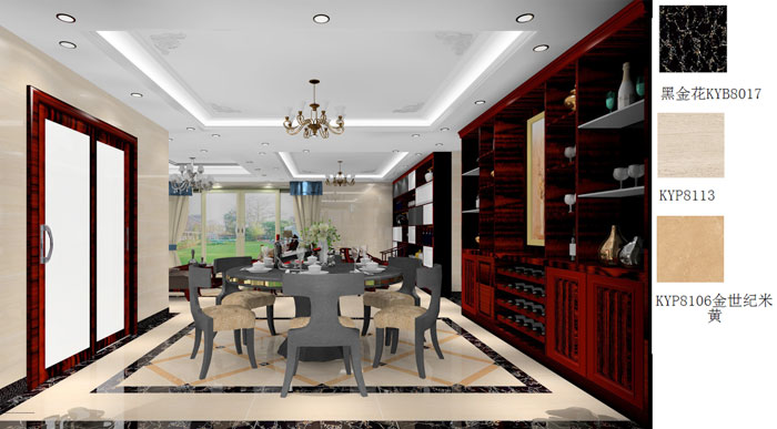 J9集团直营家装：佛山禅城怡翠晋盛花圃196㎡的欧式风格装建鉴赏