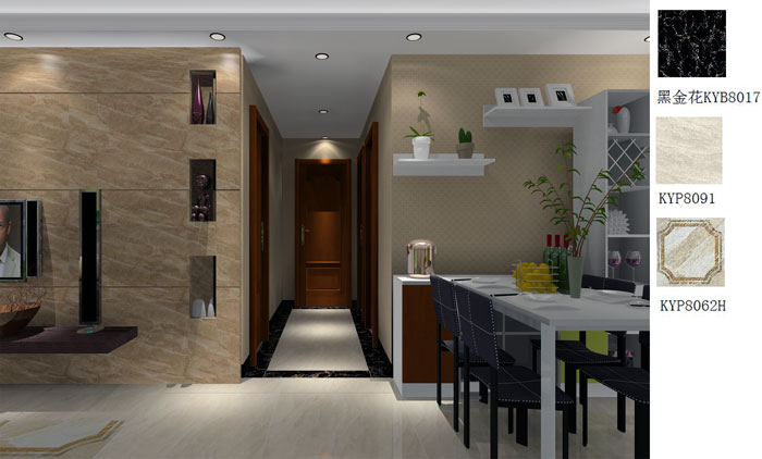 J9集团直营家装：佛山禅城怡翠晋盛花圃91㎡的现代风格装建鉴赏