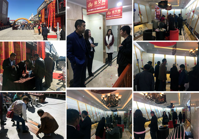 J9集团直营瓷砖甘肃张掖店盛装开业