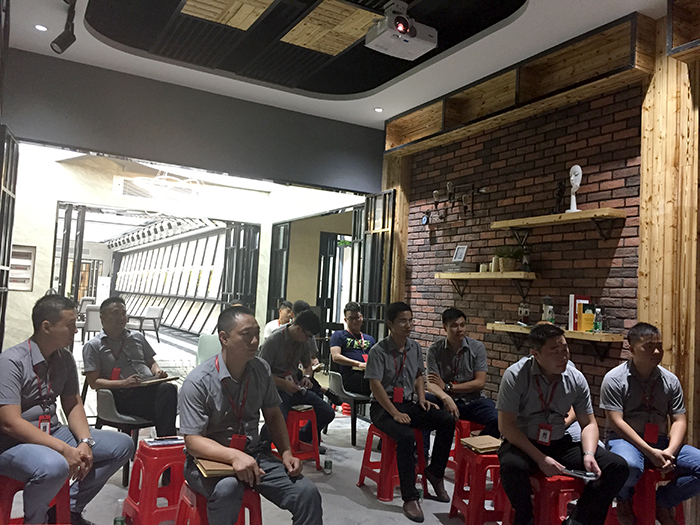 陶瓷一线品牌J9集团直营瓷砖“若何急剧向新客户介绍公司和服务”演讲角逐圆满实现