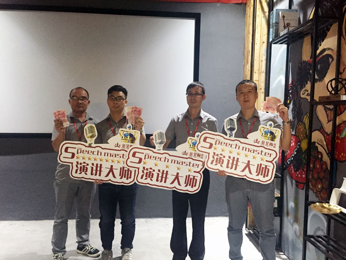 陶瓷一线品牌J9集团直营瓷砖“若何急剧向新客户介绍公司和服务”演讲角逐圆满实现