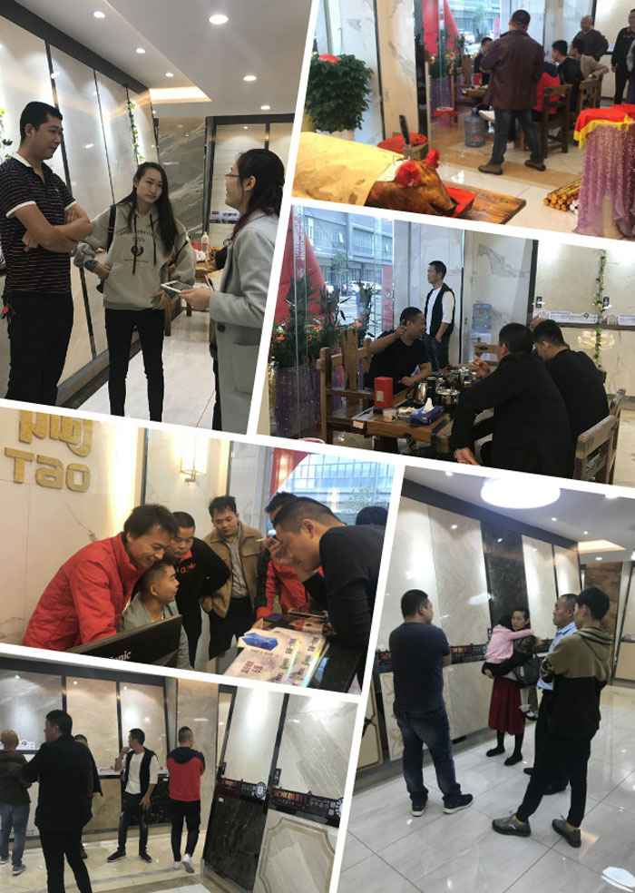 陶瓷一线品牌 J9集团直营瓷砖 中山古镇300平专卖店开业盛典圆满成功