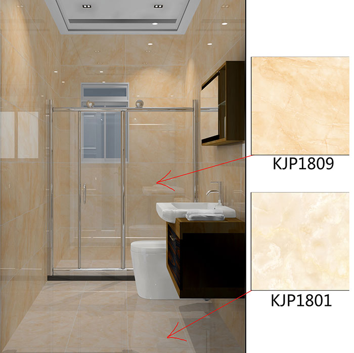 佛山美的花湾城装建案例浴室成效图